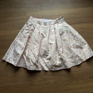 American Girl Pink Floral A-Line Skirt